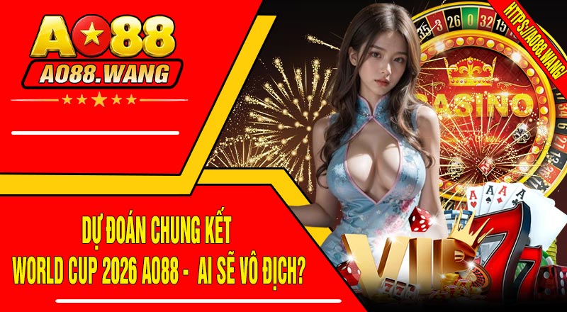Dự Đoán Chung Kết World Cup 2026 AO88 - Ai Sẽ Vô Địch?
