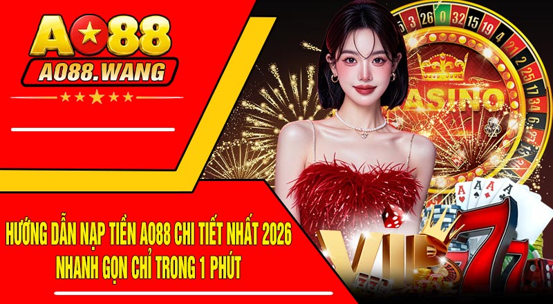 Hướng Dẫn Nạp Tiền AO88 Chi Tiết Nhất 2026 – Nhanh Gọn Chỉ Trong 1 Phút