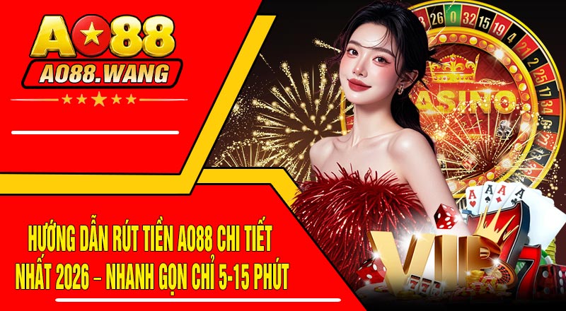 Hướng Dẫn Rút Tiền AO88 Chi Tiết Nhất 2026 – Nhanh Gọn Chỉ 5-15 Phút